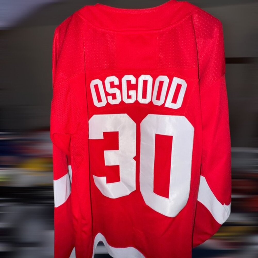 CHRIS ODGOOD RED WINGS JERSEY BRAND NEW SIZE LARGE NICE!!